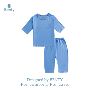 Bộ áo lửng quần lửng BENTY cho bé gái bé trai chất liệu mềm mịn cao cấp quần áo trẻ em dễ thương