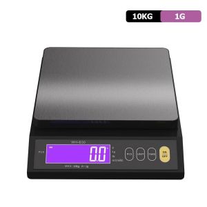 5kg/10kg Digital Electronic Kitchen Scale Rechargeable Household Multifunction Stainless Steel Waterproof Scale High precision Measuring Weighing Baking Tool with LCD Display