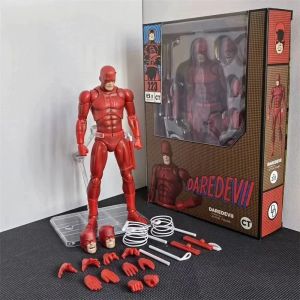 New Ct Toys Daredevil Figure Mafex 223 Black Version SHF Anime Action Figure Figurine Statue Movable Model Customized Gifts Toys
