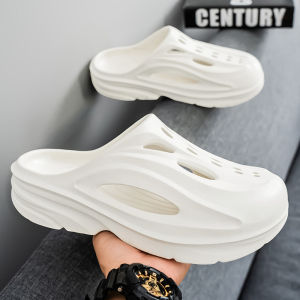 HOKA ONE หนาแต่เพียงผู้เดียว ORA รองเท้าแตะเพิ่มความสูง 3-5 ซม. รองเท้าแตะชายหาดกลางแจ้งฤดูร้อนเท้าธนูกู้คืนผู้ชายรองเท้าแตะดิน