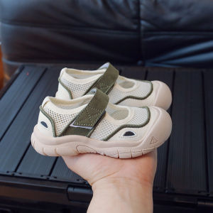 SHUNAICHI  2024 New Summer Cut-outs Children Soft Bottom Boys Girls Breathable Sports Shoes Kids Sneaker School Shoes Beach Sandals H04287