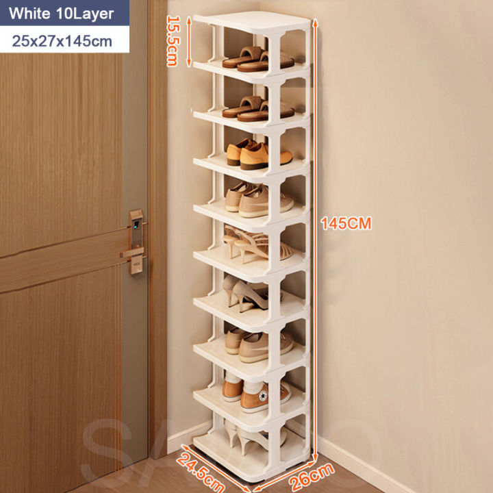 Plastic%20Shoe%20Rack%20Easy%20To%20Install%20Space%20Saving%20Multi-Layer%20Shoe%20Storage%20Organizer%20Shoe%20Cabinet%20%E9%9E%8B%E6%9E%B6%20-%20Image%2010