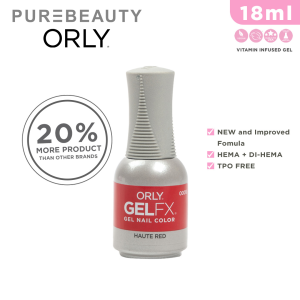 Orly Gel Fx Color Haute Red 18ml