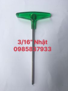 Tay vặn Lục giác hệ inch 3/16 chữ T 018-3/16H Eight Nhật tại Máy NTT bảo hành dài hạn tháo lắp ốc chìm tuổi thọ cao hiệu quả nhanh chóng