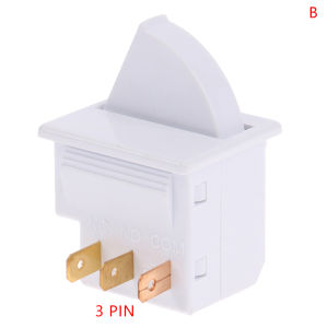 [ezrae Libun] 2-pin 3-pin plug Refrigerator Door Light Switch Parts Control Lighting Compatible With Rongsheng Hisense Haier Refrigerator Light Door Control Switch Parts Replacement