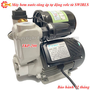 Máy Bơm Tăng Áp Rơ Le Từ SWIRLS - Máy Bơm Nước Tăng Áp Tự Động - Bảo Hành 12 Tháng