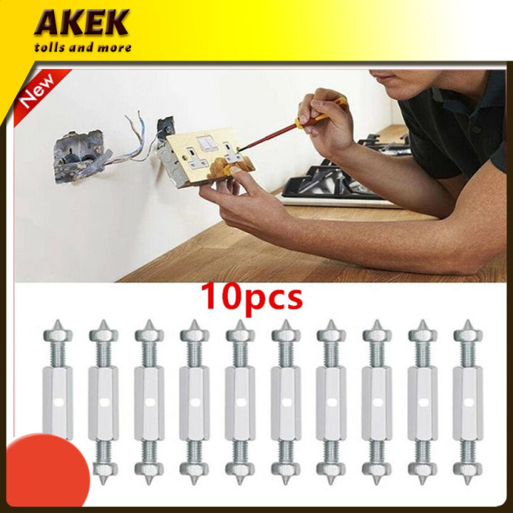 [COD + local seller] Switch Socket Cassette Screws Support Rod Wall ...