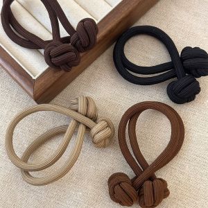 Chinese Style Winter Stretch Rubber Hair Bands Head Rope Scrunchie Hair Ties Hair Accessories