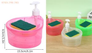 Hộp Đựng Xà Phòng Nước Rửa Chén Và Bọt Biển Thiết Kế 2 Trong 1 Tiện Lợi
