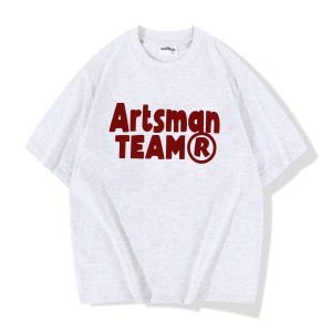 ARTSMAN 2024 เสื้อยืด สไตล์นักกีฬา คอกลม ผ้าคอตตอน เสื้อยืดแขนสั้น สำหรับใส่ในฤดูร้อน