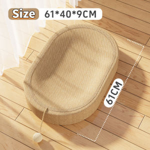Sisal Cat Scratch Board Scratcher Pad Cat Bed Nest Pet Sofa Grinding Claw Toy Tempat Kucing Garu