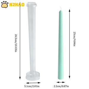 【N2HAO】 DIY Handmade Candle Making Model Candle Mould Crafts Rod Shaped Candle Mould