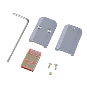 Highly Speed USB3.0 Type A DIY Male Plug for 6mm Cable Applications with Durability Aluminum Shell for Customization