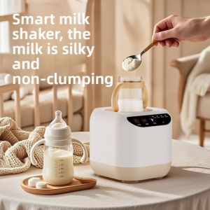 UFANSM หลายฟังก์ชัน ที่อุ่นขวดนมอัจฉริยะ ระบบควบคุมอุณหภูมิอัจฉริยะ ขวดเดียว ที่อุ่นนมแม่ แบบพกพา พร้อมไฟ ที่อุ่นขวด