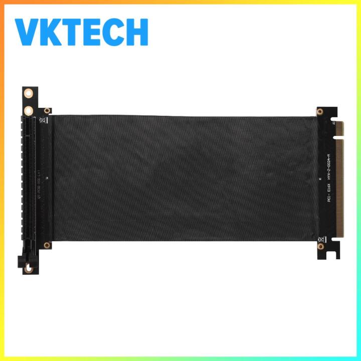 PCIe 3.0 16X Extension Cable 90 Degree PCI-E 16X to 16X Flexible Riser