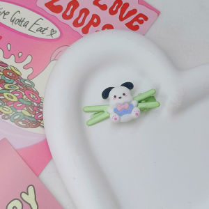 Klip Rambut ✨ Cute Kuromi Cinnamoroll Hair Clip Oval Shaped Cartoon Candy Color Hair Accessories