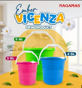 Promo 3 PCS Ember Air/Wadah Air/Ember Plastik Kamar Mandi