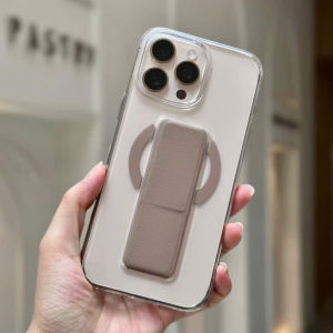 Ốp Lưng Trong Suốt Keephone Snap Grip Tích Hợp Dây Đeo Kiêm Giá Đỡ Điện Thoại Hỗ Trợ Sạc Không Dây Cho iPhone 16 Pro Max