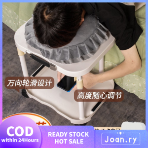 Portable Adjustable Height Mobile Bedside Head Massage Stand Moxibustion Therapy Face Pillow for Home Salon Use