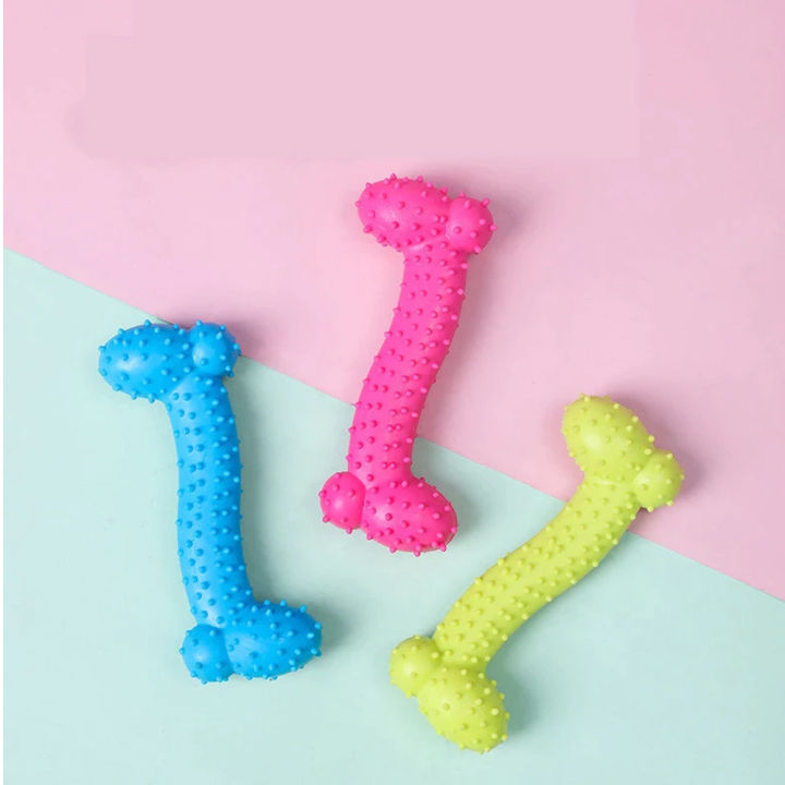 Photo inspiration: Hardy Rubber Toys For Puppy Biting Reference: Small Dog Rubber Toys Bite Resistance Teeth Cleaning Chew Training