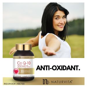 NATURVITA #96700 | EXPIRY: 3/2026 | Co-Q10 200mg 30 Capsules