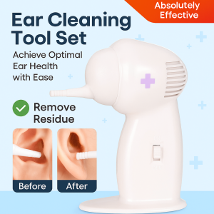 Electric Ear Cleaner Safe Painless Spiral Ear Suction Efficiently Remove Earwax