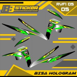 Stiker Striping Revo Fi Injeksi BISA HOLOGRAM Rvfi 5