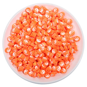 30pcs/Lot 10mm Evil Eye Round Clay Polymer Beads for Home Living Jewelry Bracelet Necklace Craft Accessories