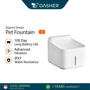 【11.11 SPECIAL BUNDLE】Xiaomi Smart Pet Fountain 2 Liter + Pet Feeder + Free Levoit Pet Wet Wipe 【Global Version】