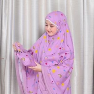 mukena anak 2 in 1 daydream tANGGUNG  rayon motif alantasik KISARAN usia 91011121314