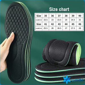 LoviRa Cotton Insoles for Shoes Antibacterial Deodorization Sweat Absorption Insert Sport Shoes Running Pads