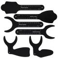 6Pcs Dental Photography Black Background Board Dental Photo Contrast Dental Fotografi Hitam. 
