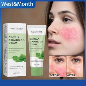 Tháng Tây Centella làm dịu Kem gel dưỡng ẩm và chăm sóc nếp nhăn tông màu làm sáng da săn chắc giữ ẩm cho da khô làm cho da ngậm nước và đàn hồi hơn làm mờ nếp nhăn làm giảm đỏ da và sản phẩm chăm sóc da nhiệt