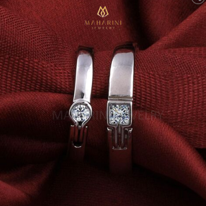 Cincin Couple Perak S925 Seterling Silver  Ring Pria Wanita Tunangan Kawin