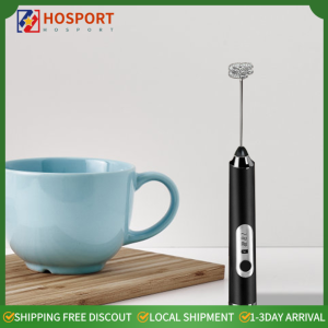 Portable Electric Milk Frother Handheld Foam Maker for Coffee Milk and Egg Whisking
