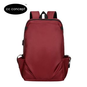 CC CONCEPT Premium Laptop Backpack Waterproof USB Charging Travel Bag Men Women Business College School Bag Beg Sekolah