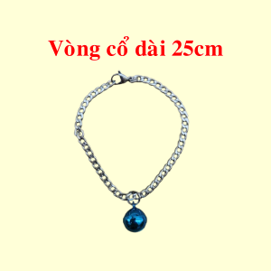 Vòng Cổ Inox Có Chuông Cho Chó Mèo Và Thú Cưng Cỡ Nhỏ [Dài 20 25 30 35cm]