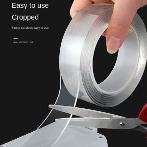 🇸🇬【SG stock】Double Sided Tape Removable Reusable Nano Tape Waterproof Adhesive Tape Multi Purpose Traceless Adhesive Tape Nano Tape Nano Double Sided Tape Removable Strong Waterproof Adhesive Tape Double Side Clear Adhesive Tape
