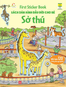 Sách Dán Hình Đầu Đời Cho Bé - Sở Thú - First Sticker Book - Đinh Tị