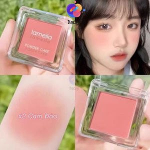 Phấn Má Hồng Đơn Sắc Lameila POWER CAKE Má Hồng Đơn Sắc Mịn Lì Lên Màu Chuẩn 10g
