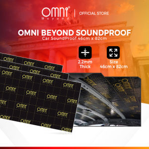 Kain lap kereta OMNI BEYOND 1 Helaian Kereta Emas Hitam Kalis Bunyi Pengurangan Bunyi Penebat Haba (Tebal 2.2mm)