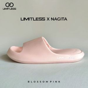 LIMITLESS Sandal Wanita Slip On Kekinian NAGITA  Sendal Slop Cewek Empuk Size 36 - 41