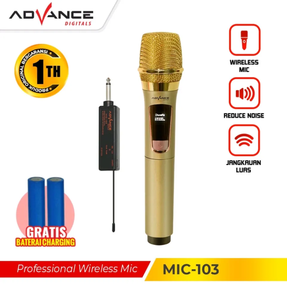 MIC MIK MIX MICROPHONE WIRELESS TANPA KABEL KELUARAN TERBARU 2022