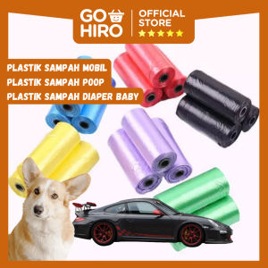 Kantong sampah mobil / diaper baby / pet poop / pembalut wanita / Kantong Plastik Sampah WARNA