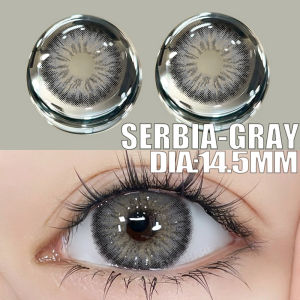 (COD) คอนแทคเลนส์ลายปีกผีเสื้อสีสวยน่ารักขายดี คอนแทคเลนส์ธรรมดา 1 ปี 14.5 มม การจัดส่งรวดเร็ว.