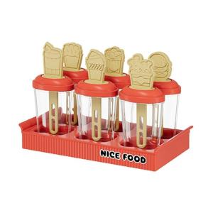 Plastic Popsicles Molds Ice Cream Molds Plastic Texture Suitable for Kids Favorite Handmade Ice Cream and Delights