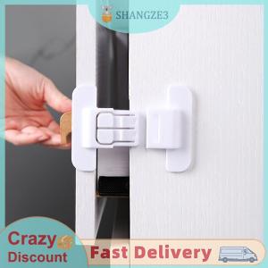 【SHANGZE3】 ตัวล็อคตู้เย็นในบ้านใหม่1ชิ้นตัวล็อคนิรภัยตู้เย็นช่องแช่แข็งล็อคประตูมัลติฟังก์ชั่นตัวป้องกันความปลอดภัยสำหรับเด็ก