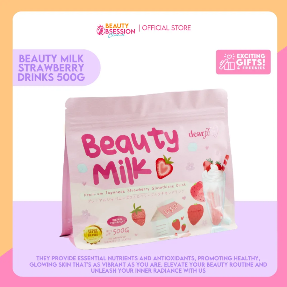 can glutathione help pcos Dear Face Beauty Milk Premium Japanese Strawberry Glutathione Drink (1 –  Bee Beauty Essentials main image 0