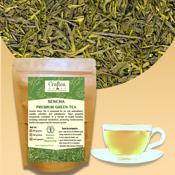 Sencha green tea loose leaf tea umami taste Japanese green tea Lazada PH