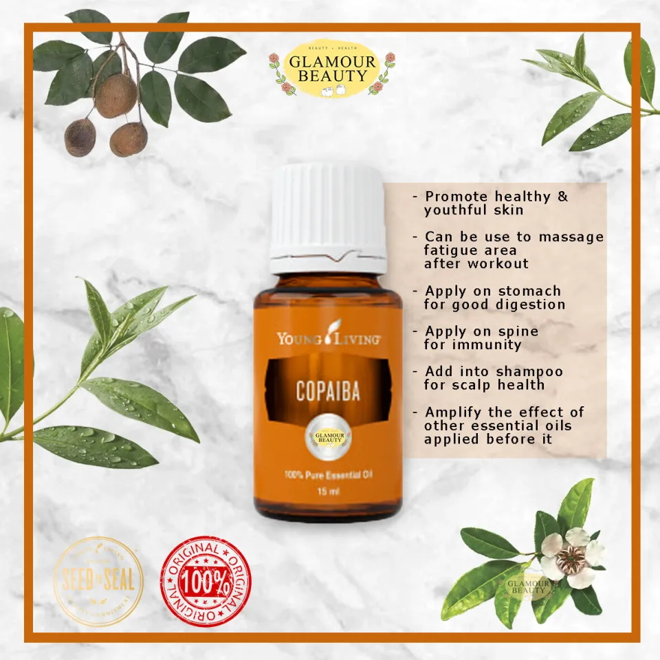 100% Original Young Living COPAIBA Pure Essential Oil Blend 15ml